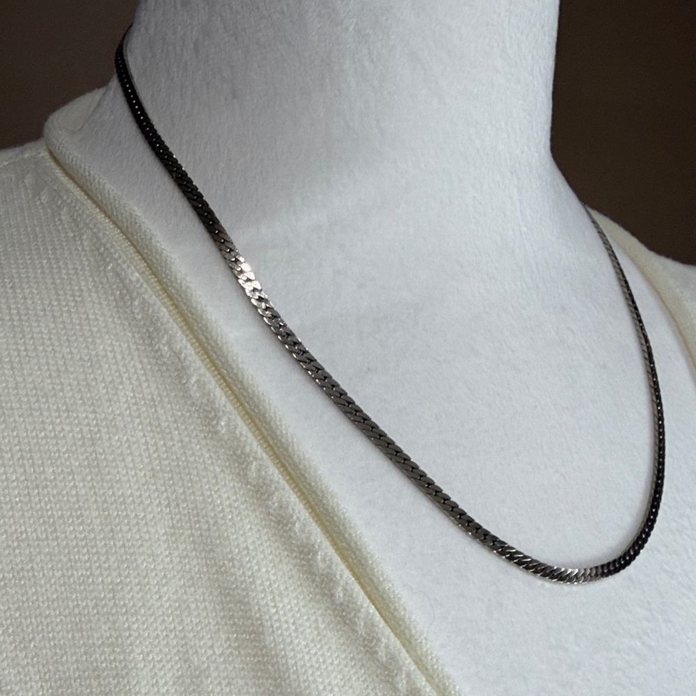 Monet Classic Silver-Tone Women’s Chain Necklace